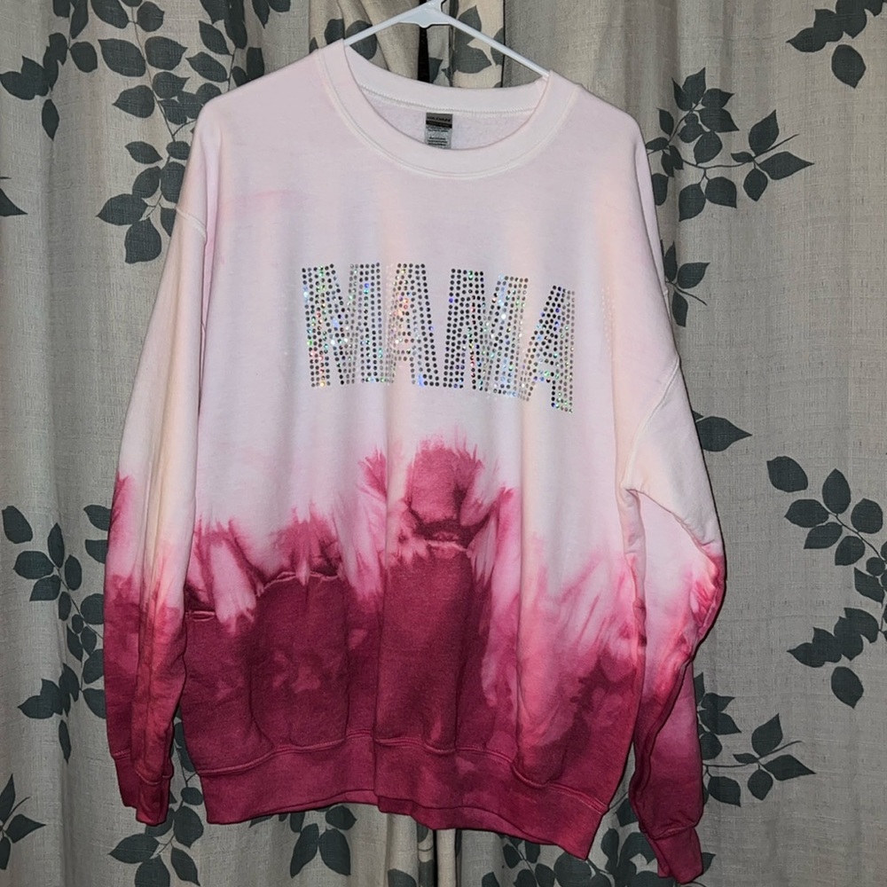 One of a Kind MAMA Sparkle Sweatshirt Large